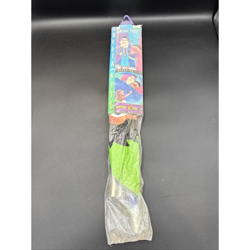 Sesame Street Delta Kite Spectra Star 42" NOS 1998 Bert And Ernie
